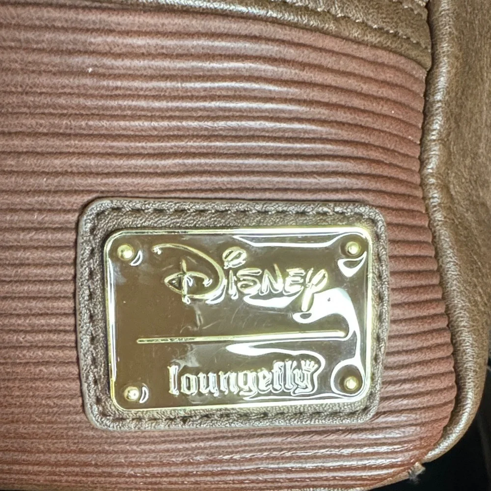 Disney Loungefly Brown and Striped Kids Backpack Winnie the Pooh
